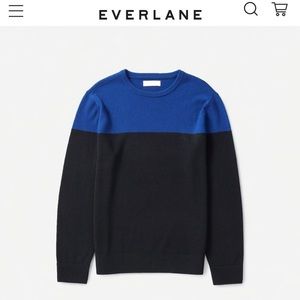 Everlane Cashmere Colorblock Sweater